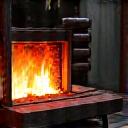 A clean and efficient forging hearth.